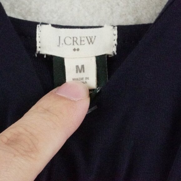 J Crew Maxi Dress Womens Medium Blue V-Neck Sleeveless Empire Waist - Picture 3 of 11